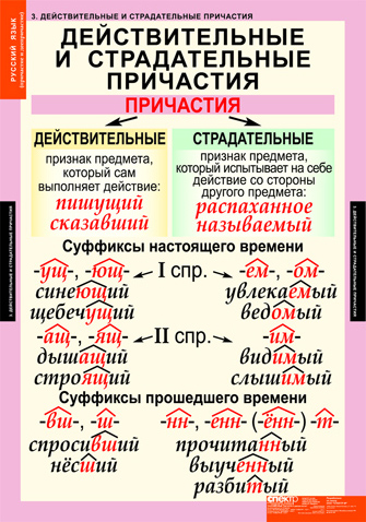 Русский язык. Причастие и деепричастие