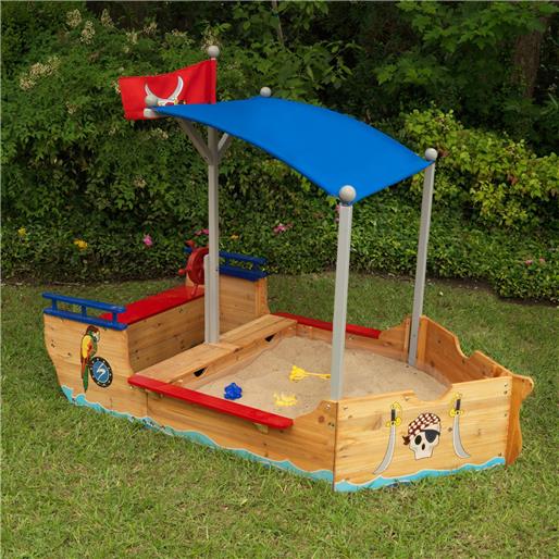 Песочница "Пиратская лодка" (Pirate Sandboat)